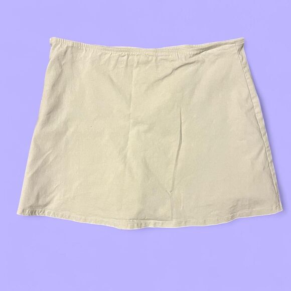 Wild Fable size Large Cream khaki mini skort - Picture 1 of 4